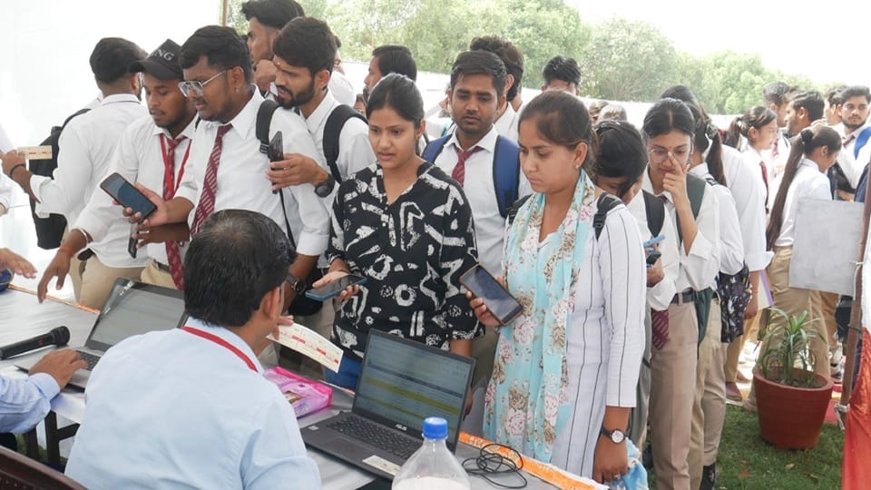 job fair organized at Mangalayatan University