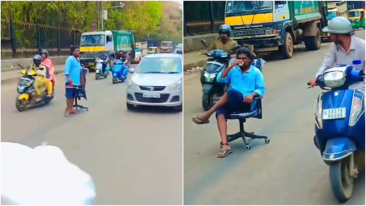 Bengaluru Man Sits On Chair On Busy Road, Drinks Tea For Reel, Arrested
