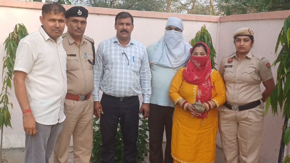 Company director Rinku Dhanda and his wife arrested for cheating people of Rs 150 crore in Panipat
