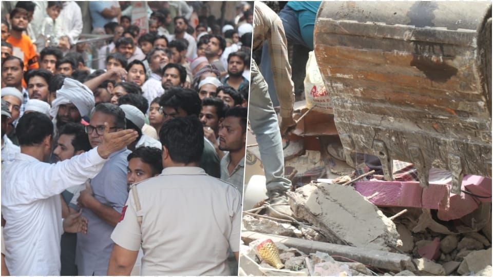Mustafabad Building Collapsed See photos of relief and rescue operations