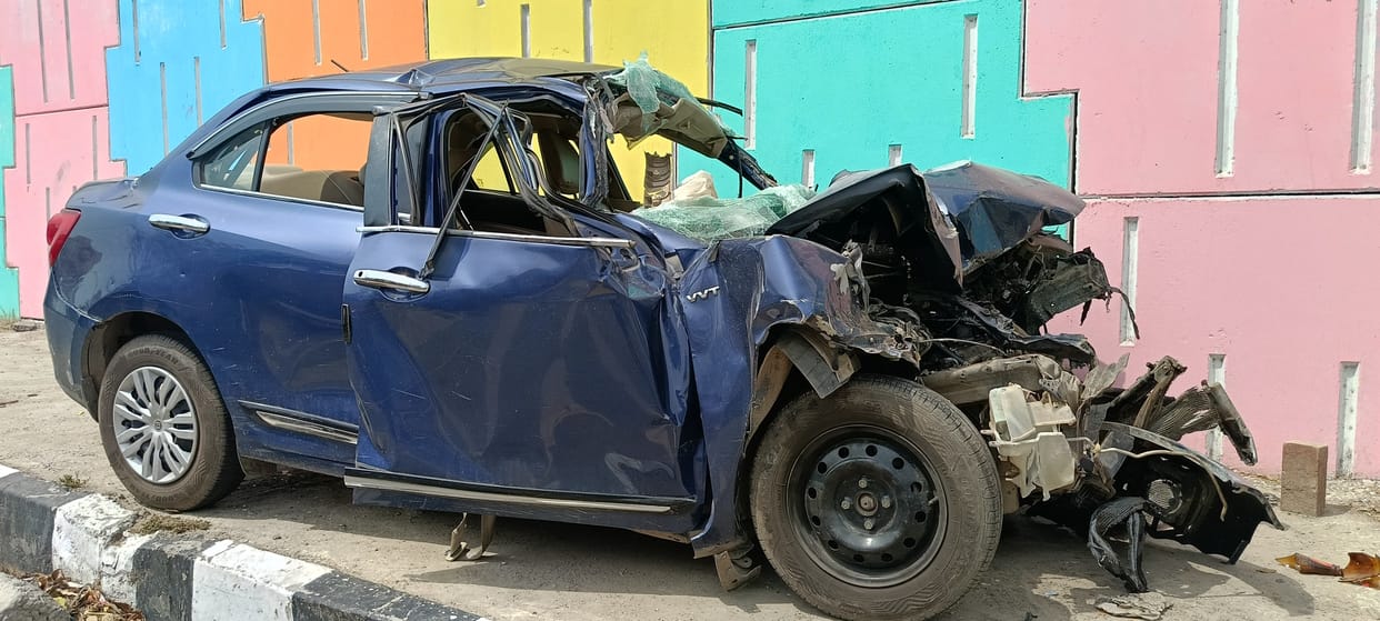 Tragic accident in Mathura: real sisters died couple in critical condition