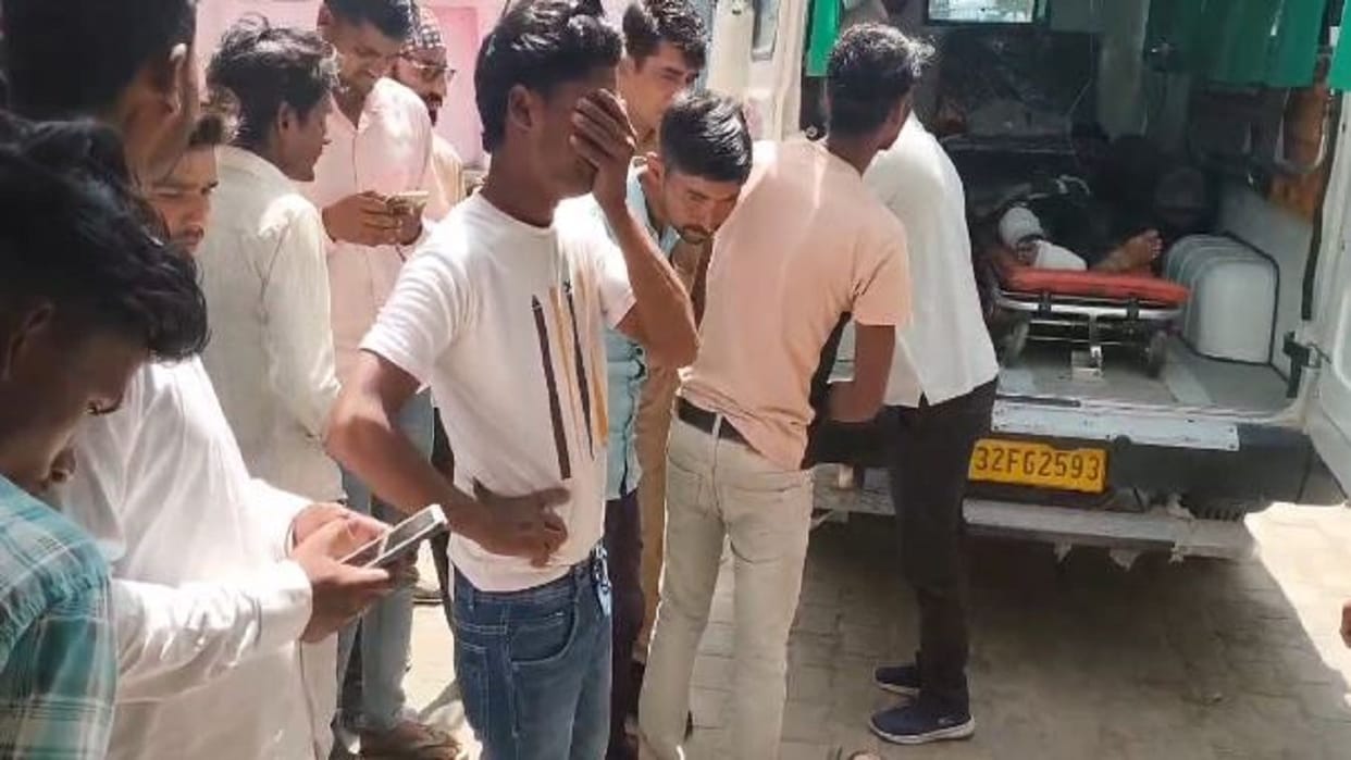 van hit bike on the highway two men seriously injured in lakhimpur kheri