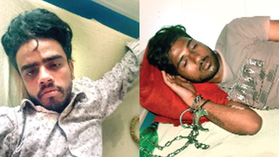 Moradabad: Two arrested in robbery at businessman house, shot in encounter, had entered inside using ladder