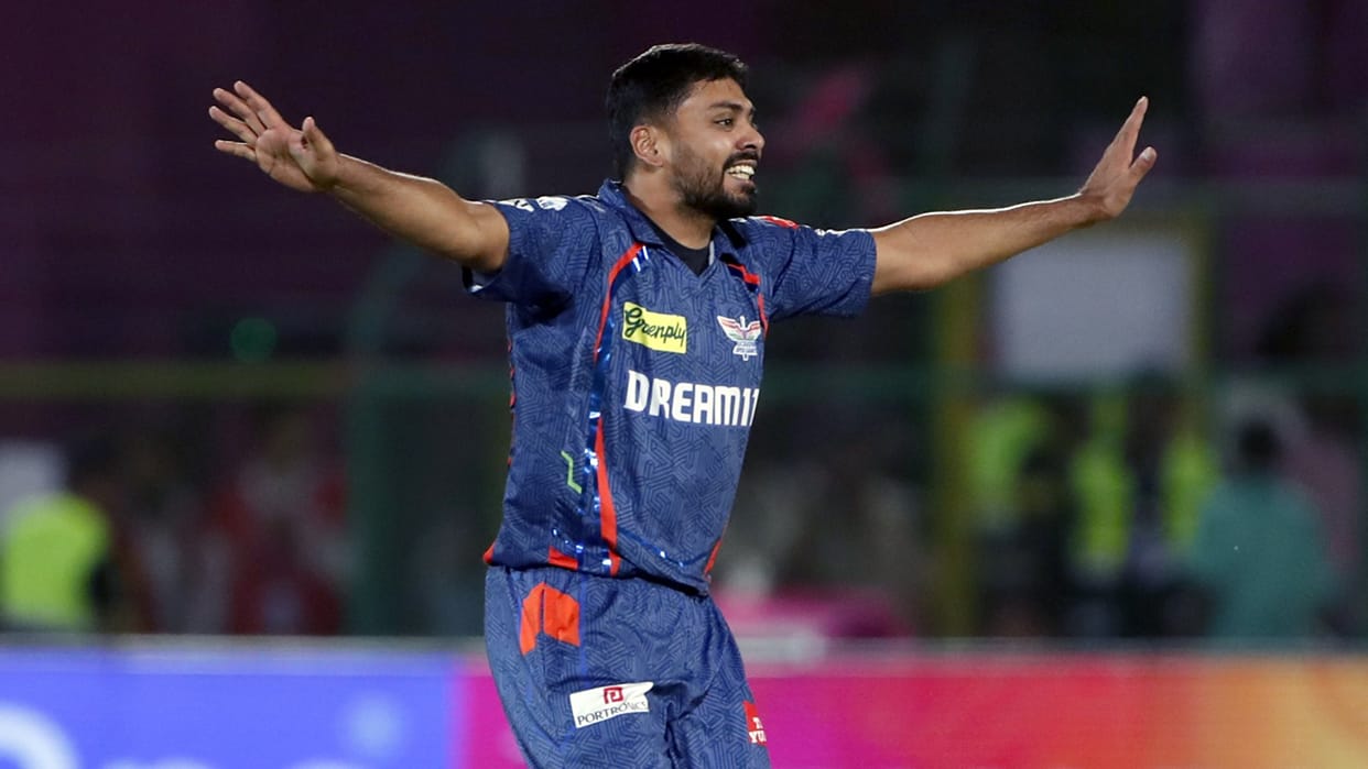 IPL 2025 RR vs LSG Avesh Khan won player of match award said I dont want to become Mitchell Starc know details