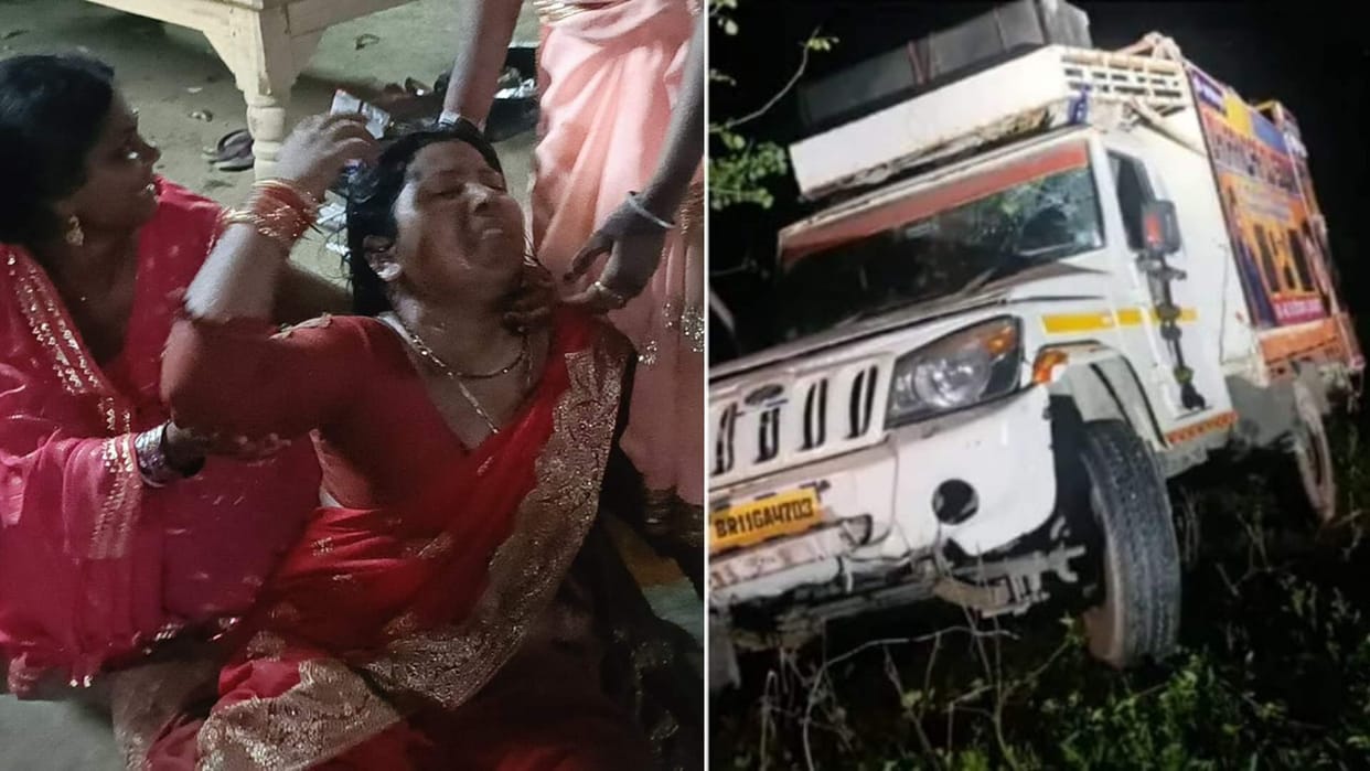 Bihar News : Two brothers-in-law died road accident news by DJ vehicle wedding ceremony katihar bihar police