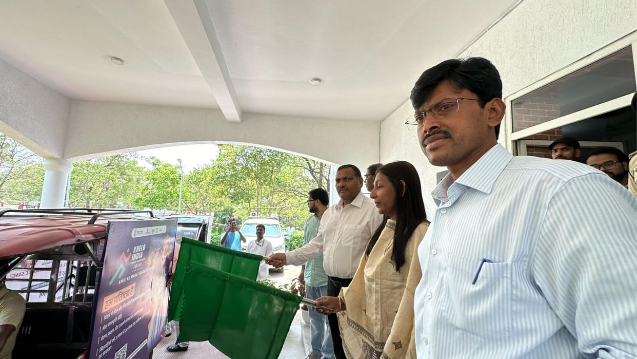 Khelo India Youth Games: Chief Secretary started the promotion in Gaya