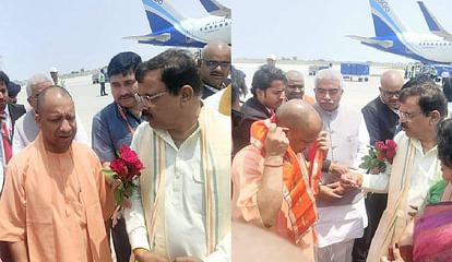 CM Yogi in Kanpur Today Yogi arrived to inspect naveli plant will travel in the metro will review 225 projects