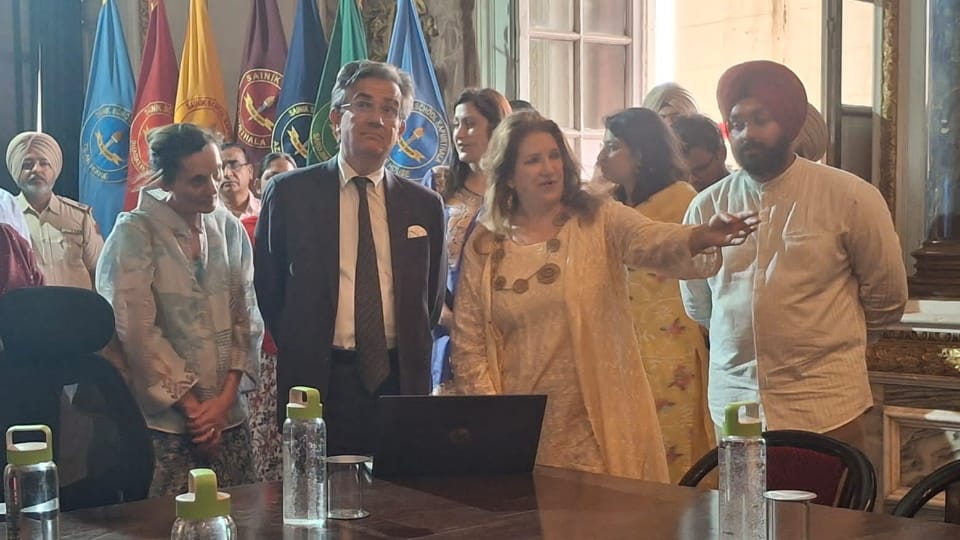 French Ambassador Thierry Matho impressed by French architecture in Kapurthala