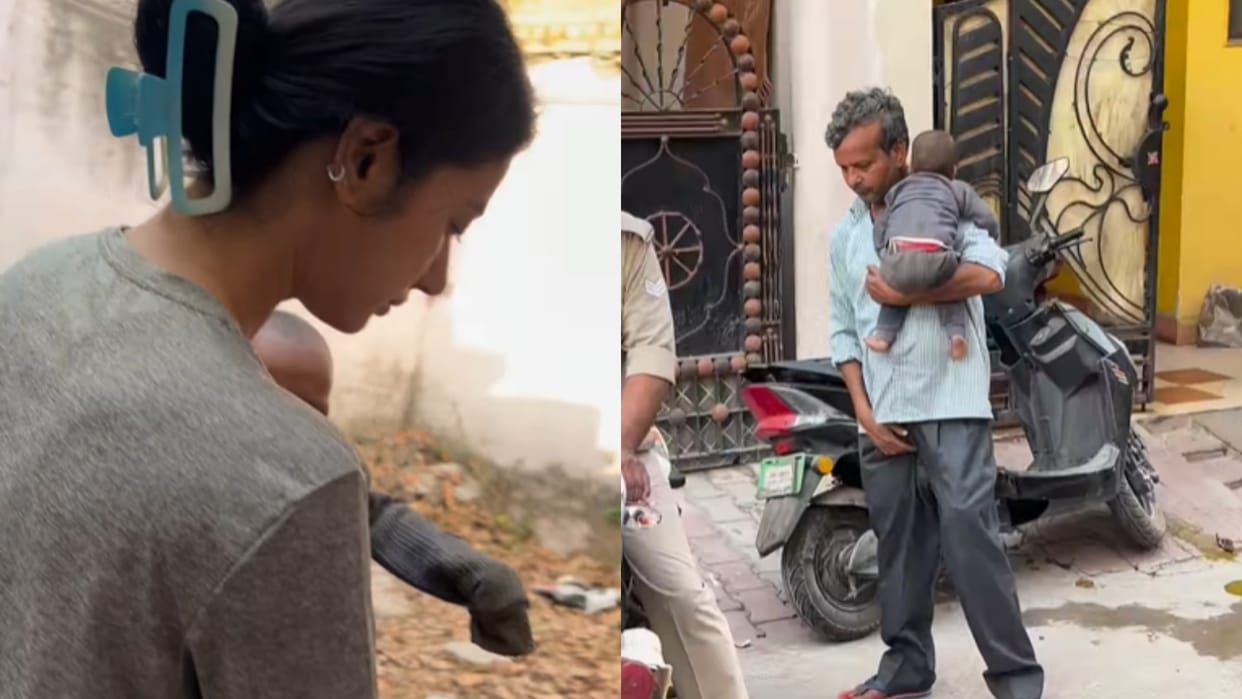 Disha Patani Sister Khushboo Patani Wins Hearts by Rescuing Abandoned Baby Girl