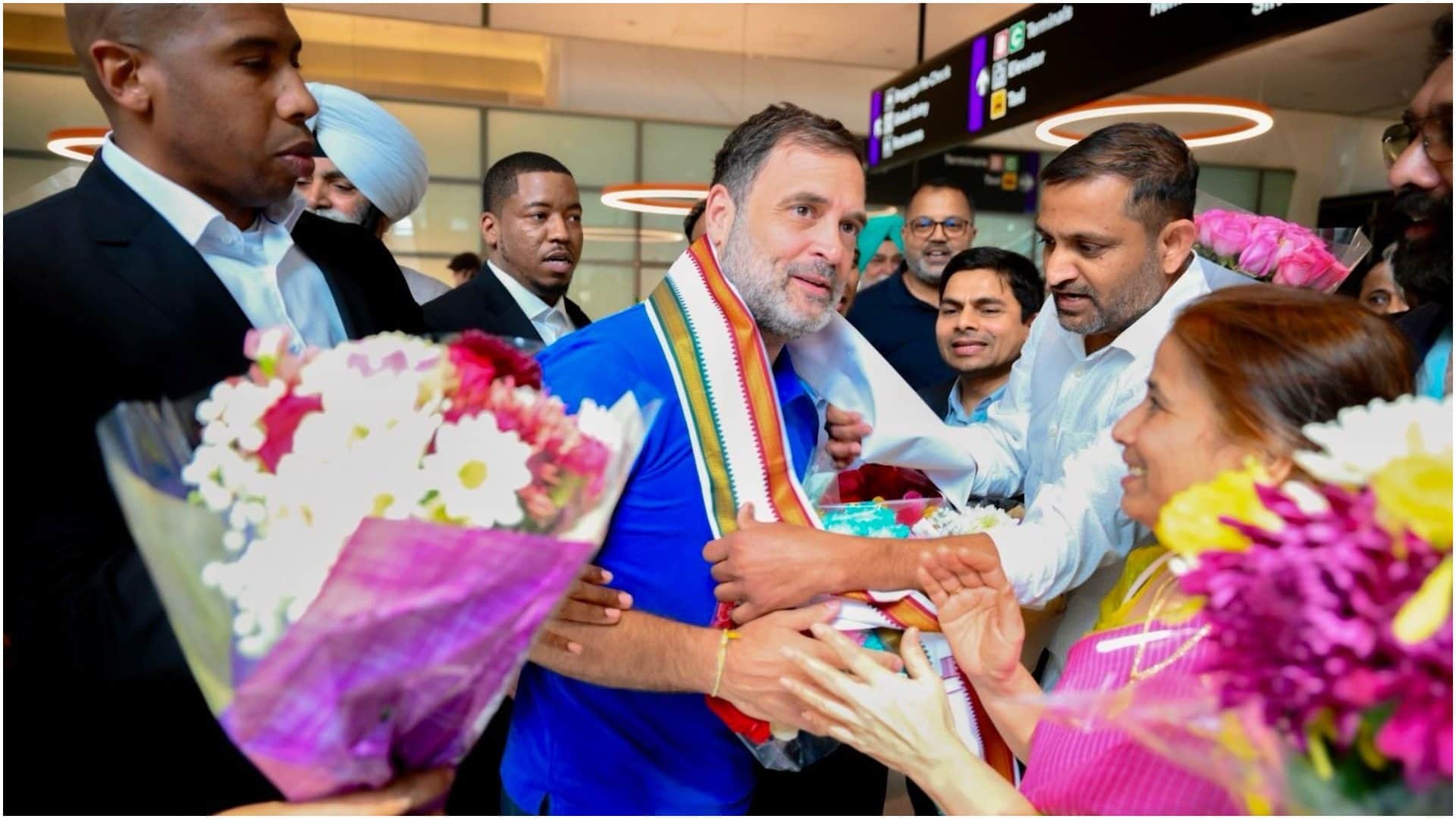Rahul Gandhi Arrives In US, To Visit Brown University In Rhode Island Know all about it