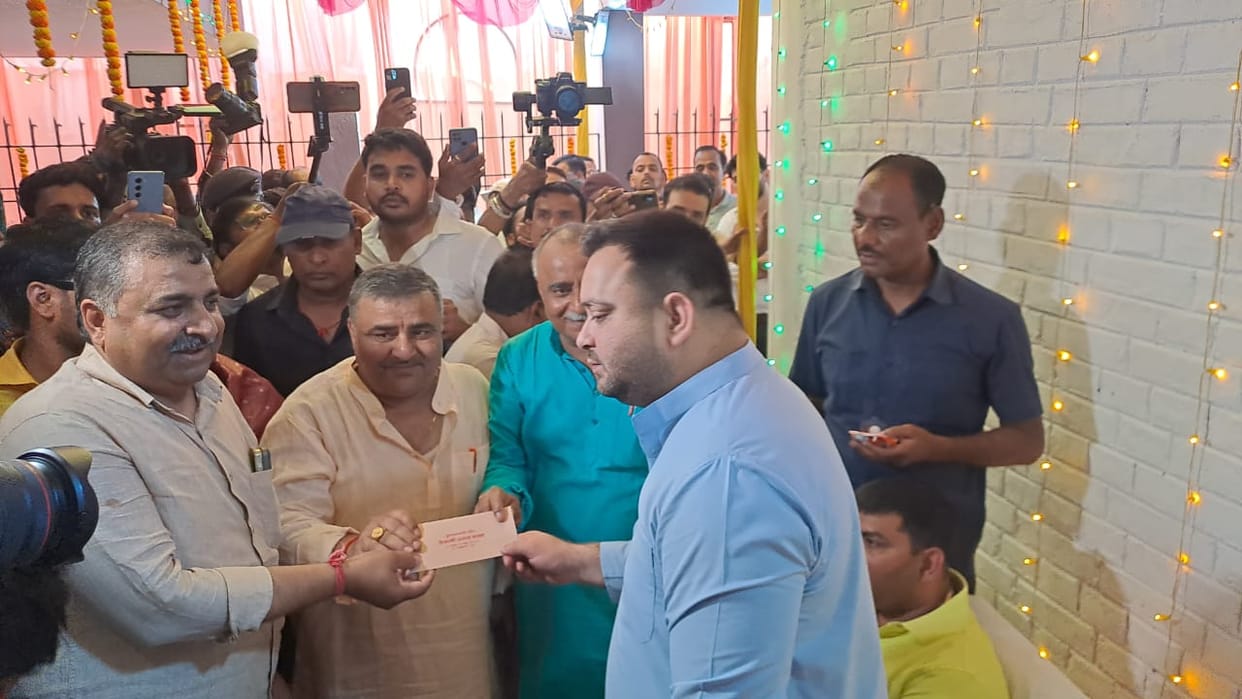 Tejaswi attacks CM Nitish as crime and corruption are at its peak in the state