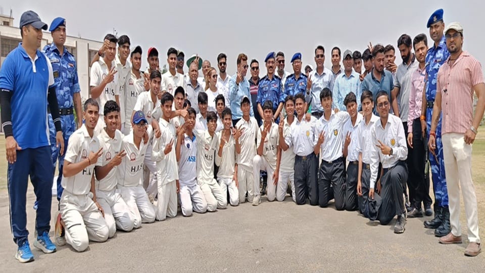 Heritage School became champion by defeating Krishna International