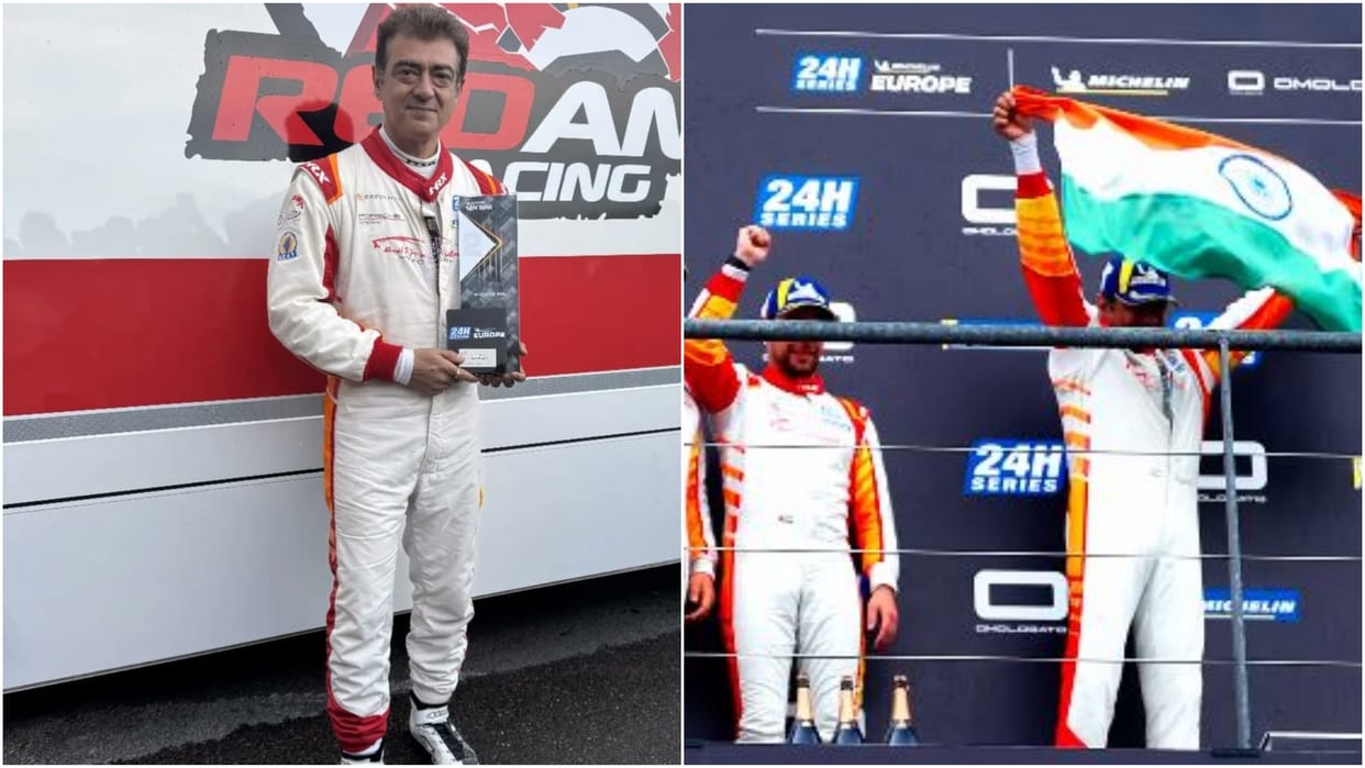 Ajith Kumar Racing Team Secured Second Place At Spa Francorchamps Circuit In Belgium
