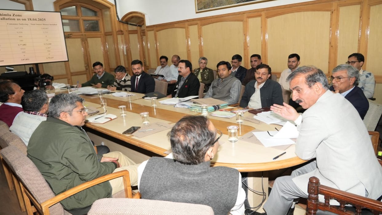cm sukhvinder Sukhu gave instructions to make strict provisions to prevent power loss