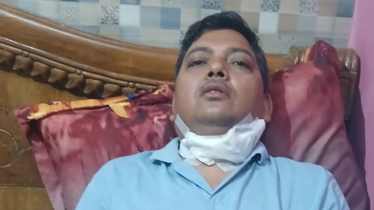 lawyer throat and finger cut by banned Chinese manjha in Varanasi