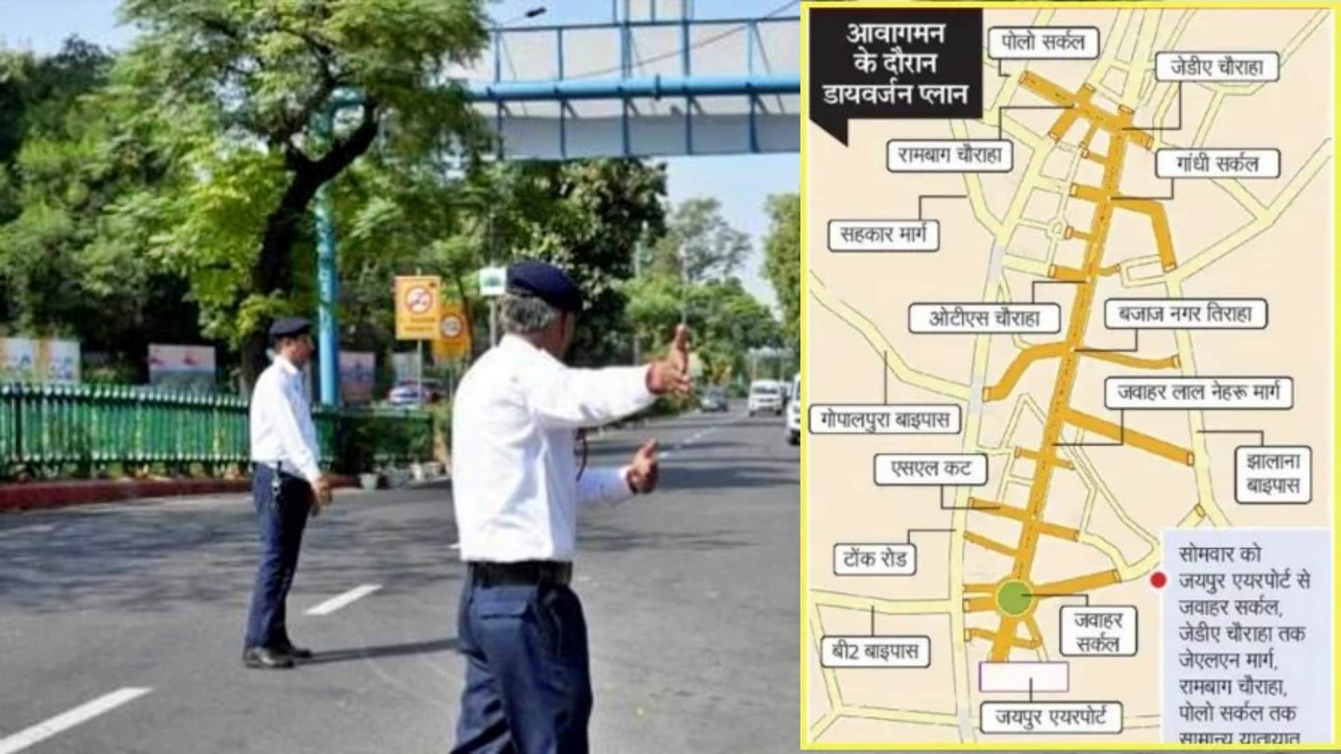 Jd Vance in Jaipur Chanda-Pushpa to Offer Royal Welcome Limo Security Convoy in Place Full Traffic Plan