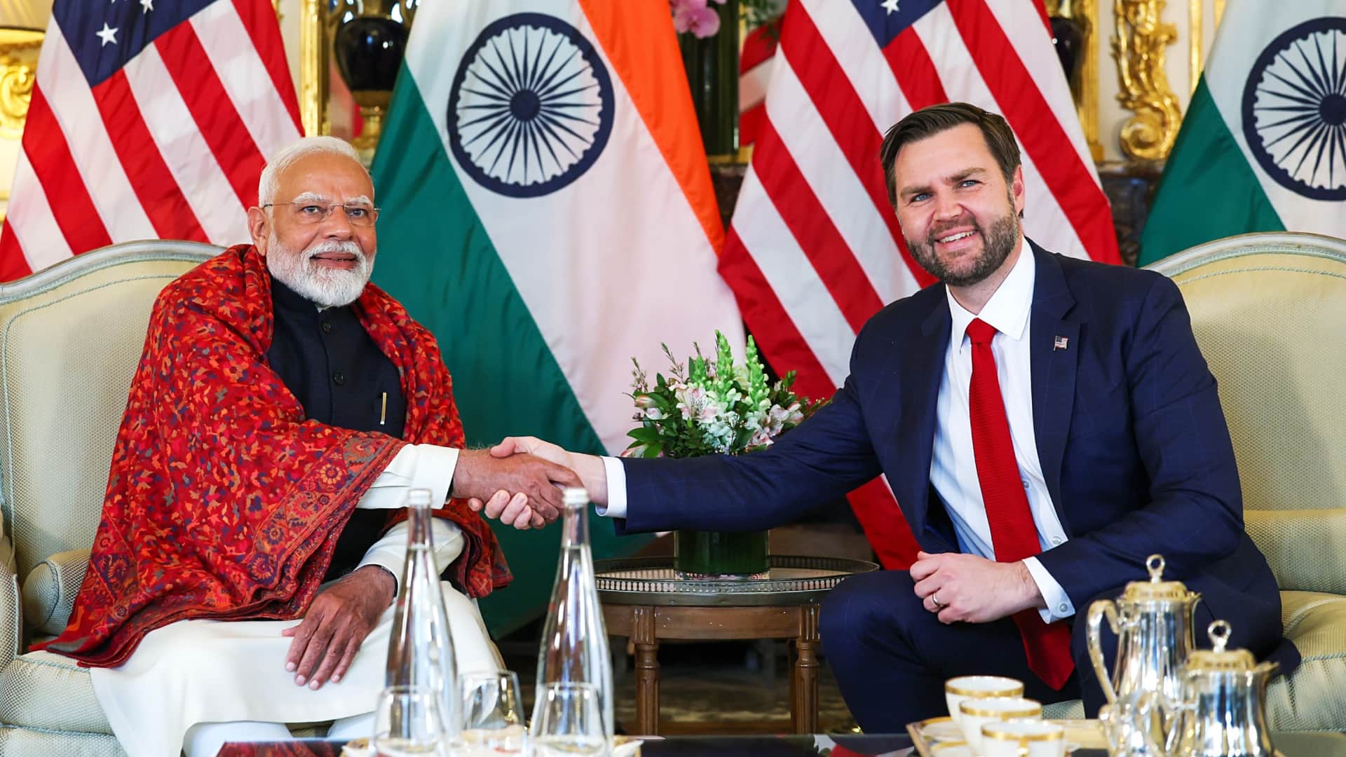 Jd Vance in Jaipur Chanda-Pushpa to Offer Royal Welcome Limo Security Convoy in Place Full Traffic Plan