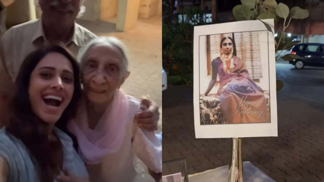 Nushrratt Bharuccha Celebrates Her Grandmother 91st Birthday Shares Video On Instagram Stories