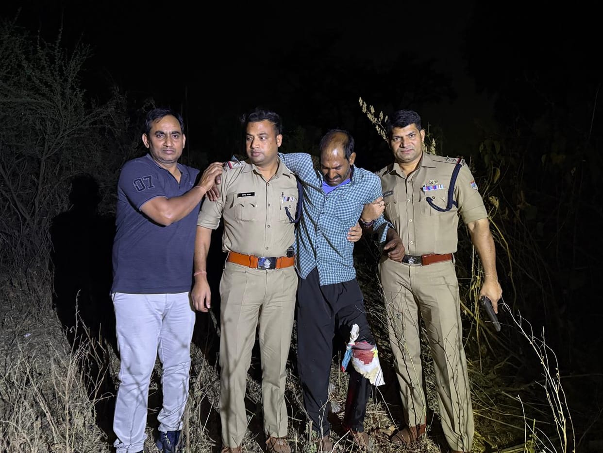 Haridwar Crime police had an encounter with Haryana's gangster Vinod alias Vicky During patrolling