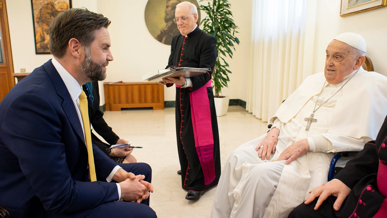 US Vice President JD Vance mourned Pope Francis's demise on Monday, a day after meeting
