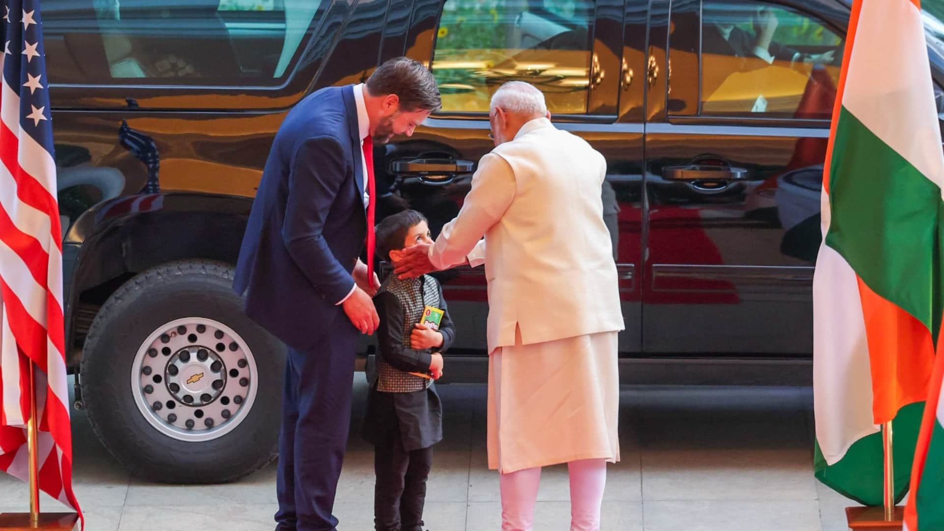 Second Lady Usha Vance Kids put PM Modi in grandfather category immediately talk about India-US ties