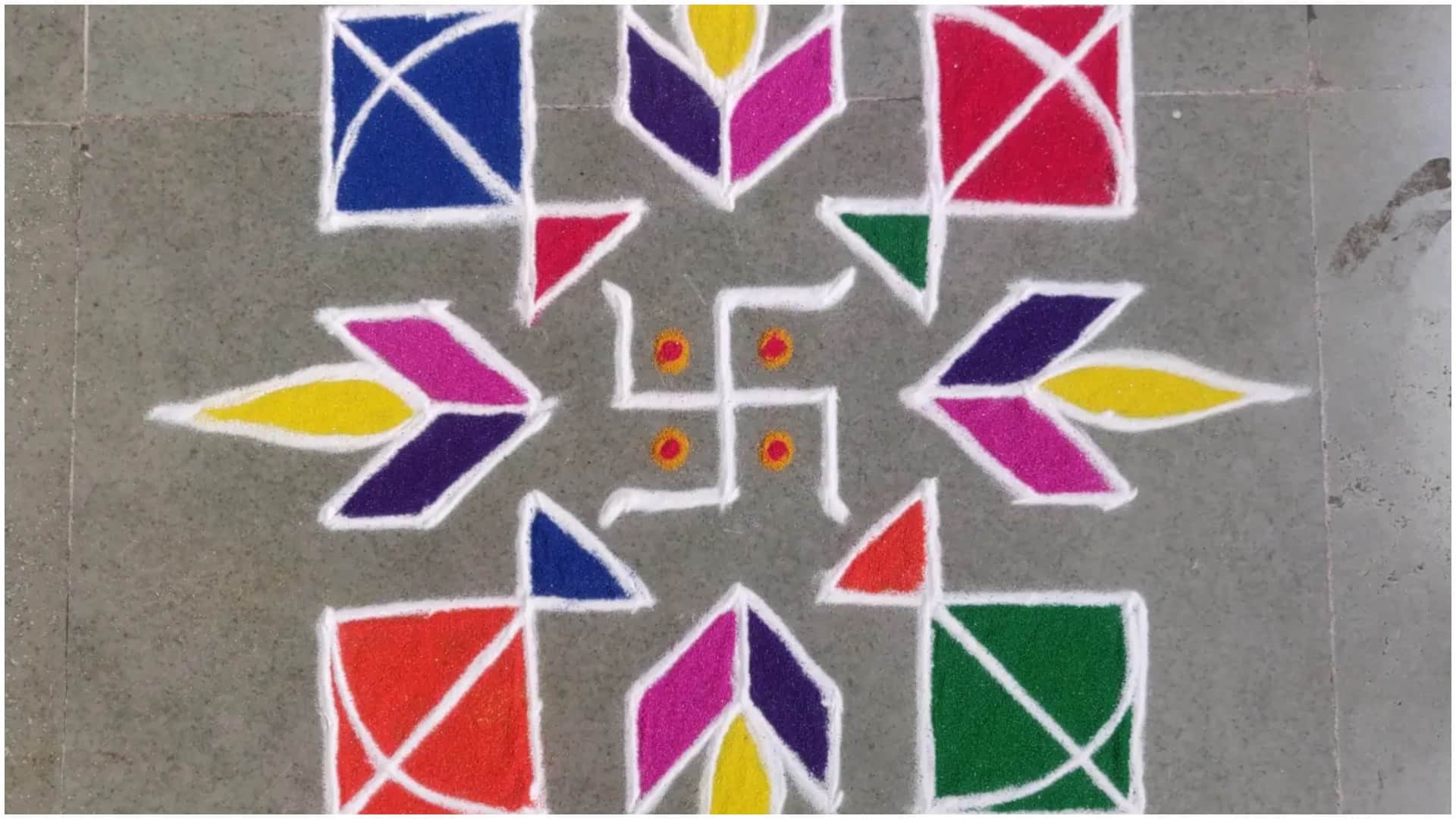Simple Rangoli Design For Akshaya Tritiya Rangoli Design Ideas With Images Disprj