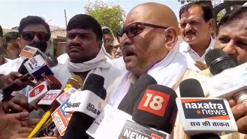 UP Congress chief Ajay Rai arrived Amethi and criticizes BJP on dalit youth murder.