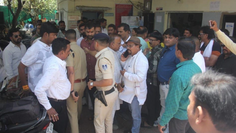 Indore News BJP Shocking CCTV Footage Hospital chintu chouksey
