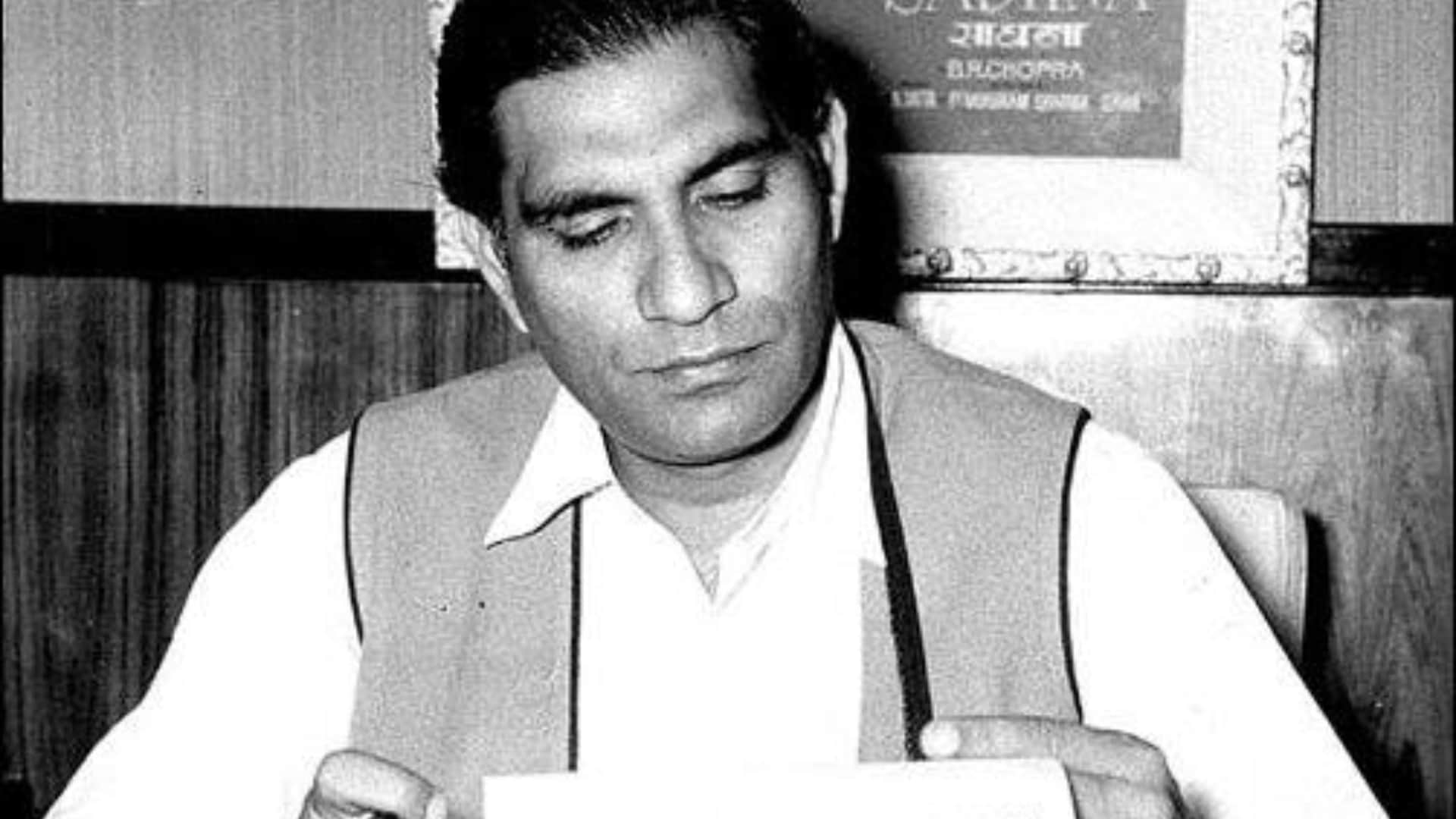 B R Chopra or Baldev Raj Chopra Birth Anniversary famour as director producer Mahabharat brother Yash Chopra