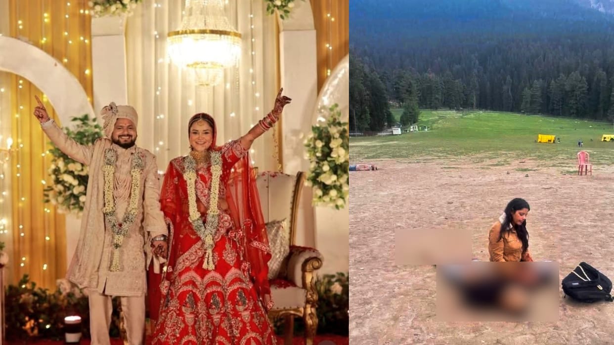 Navy officer killed in Pahalgam attack gone for trip with his wife after marriage