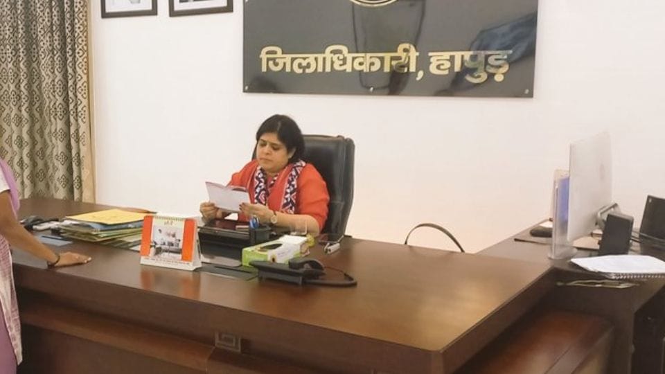 Hapur DM Prerna Sharma transferred