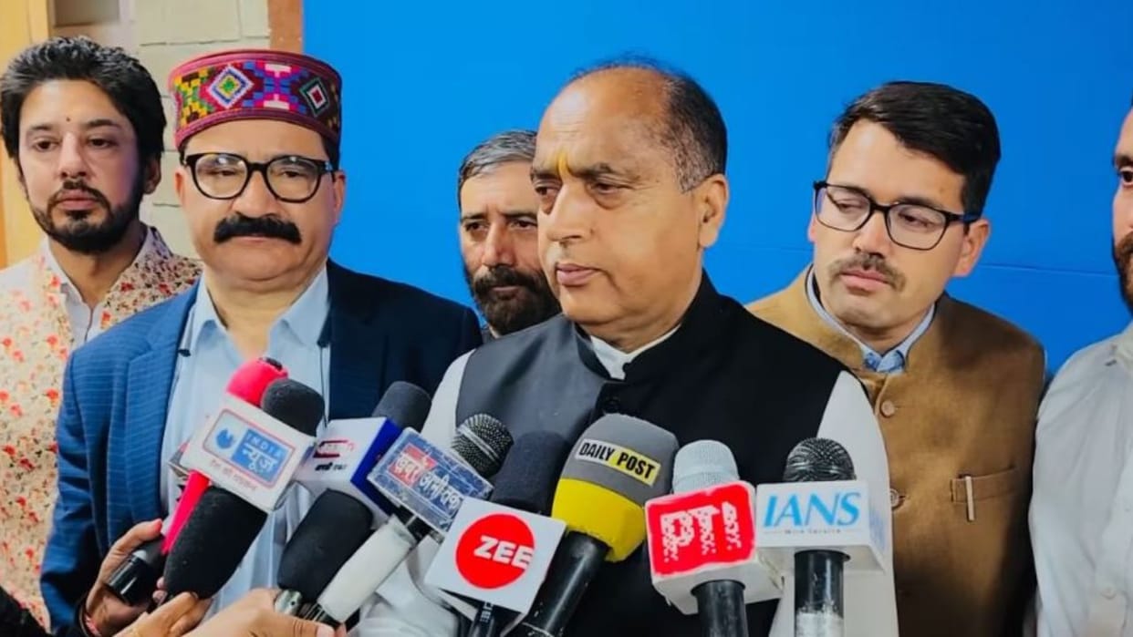 Jairam Thakur Said For Sukhu govt life of poor is not important donations for National Herald are important