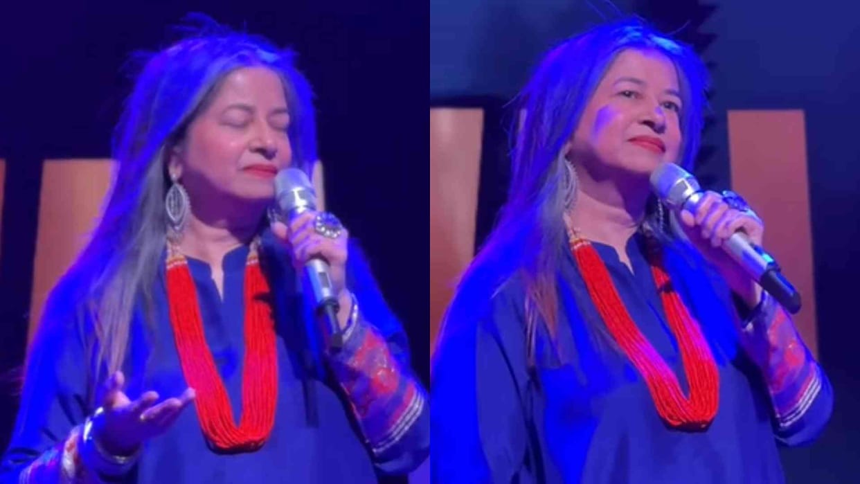 Veteran singer Rekha Bhardwaj halted performance Midway As People Burst Firecrackers During her Bhopal Concert