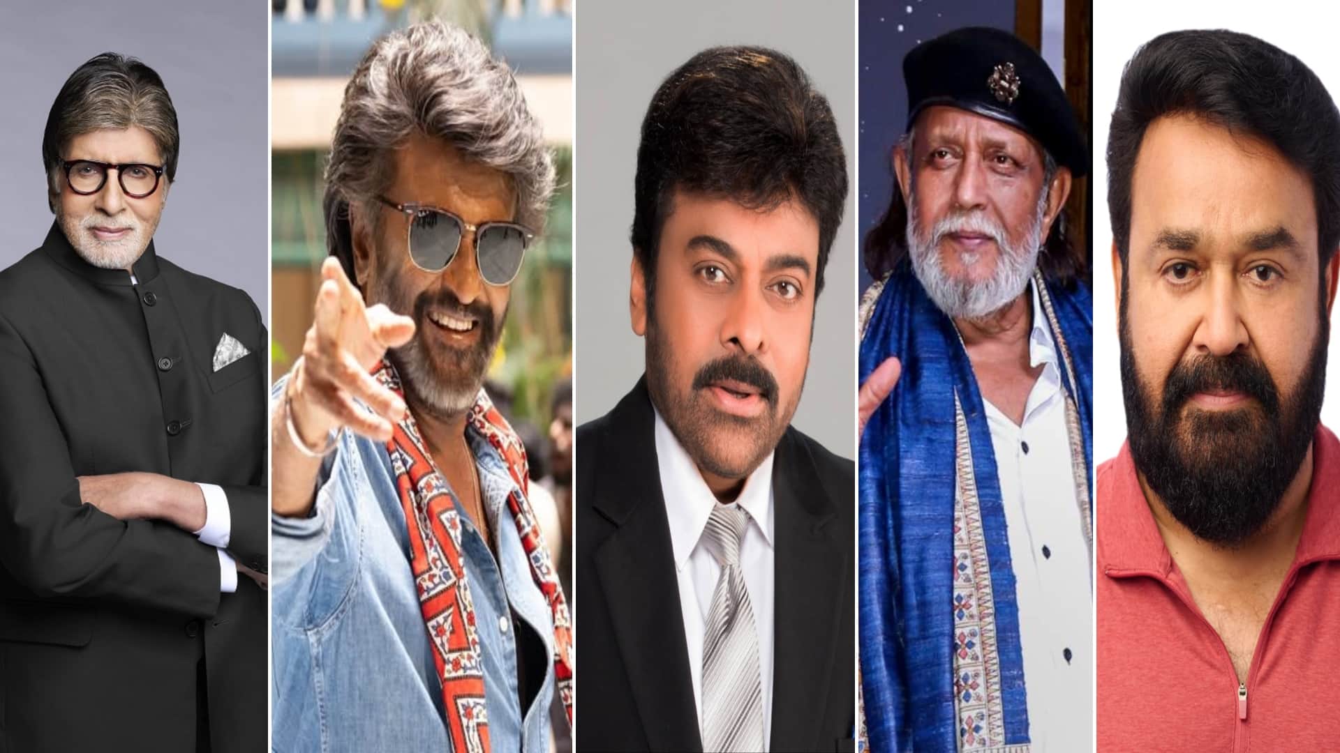 Amitabh Bachchan Mithun Chakraborty Rajinikanth Hema Malini Chiranjeevi Mohanlal Akshay kumar to share frame