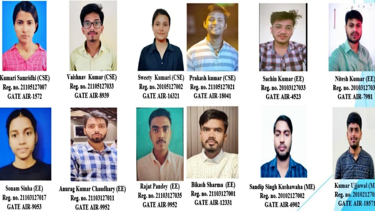 Bihar News: 12 students of SIT Sitamarhi qualified GATE Exam 2025, Kumari Samridhi got All India Rank 1572