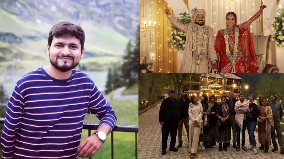 Pahalgam Attack up Man Shubham Shot Dead Infront of Wife in Jammu Kashmir Attack Check Video