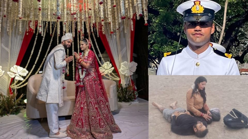 Pahalgam Terror Attack Karnal Vinay Narwal Killed by Terrorist in Jammu Attack Just Few Days After Wedding