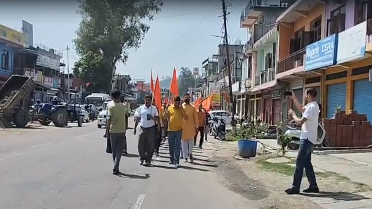 pahalgam terror attack update: Ghumarvi market closed in protest against, Traders took out a protest rally