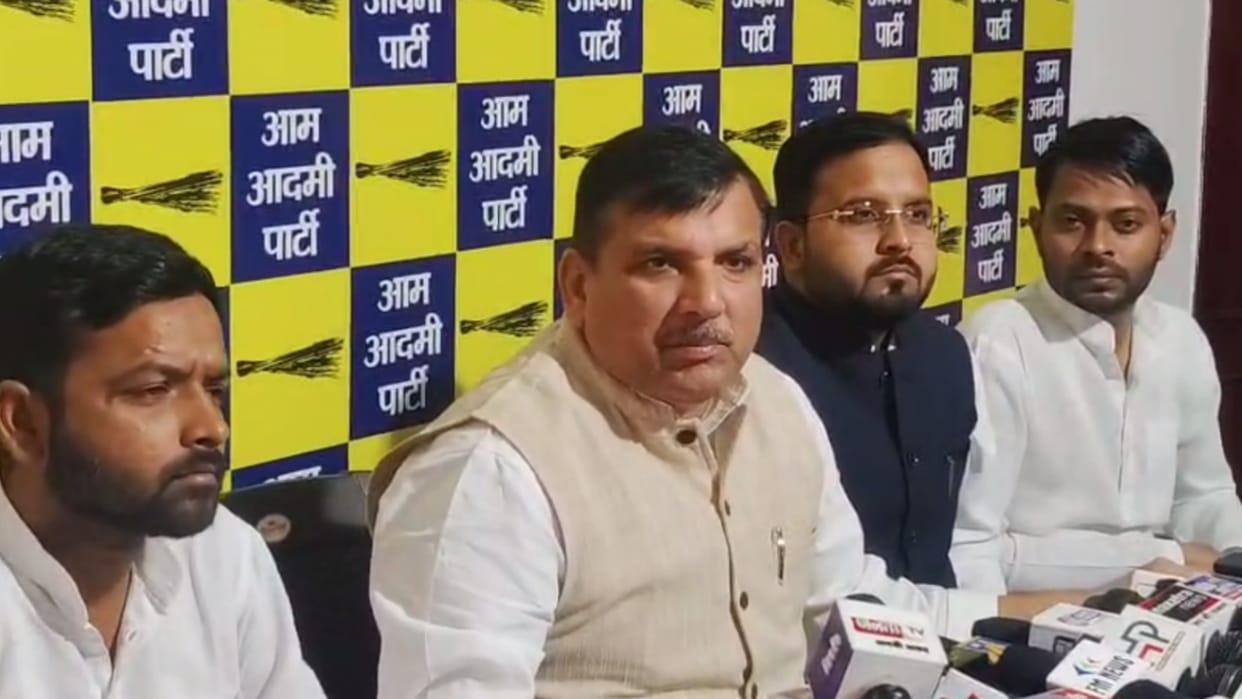 AAP MP Sanjay Singh speaks on terrorist attack in Pahalgan in Kashmir.