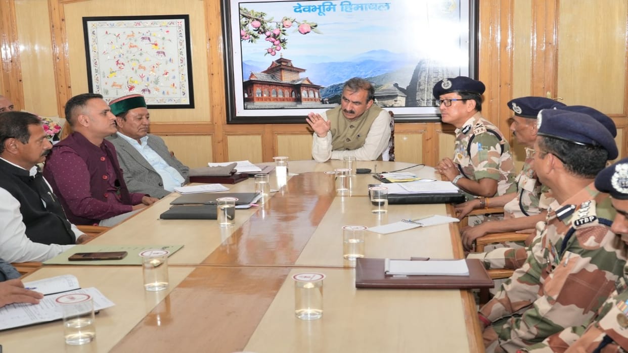 CM sukhvinder Sukhu said Border tourism will be promoted in the state with the help of ITBP