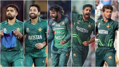 बाबर, रिजवान, शादाब, रऊफ और शाहीन