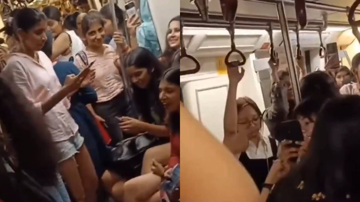 Another amazing video went viral from Delhi Metro girls danced on Honey Singh song goes viral on Internet
