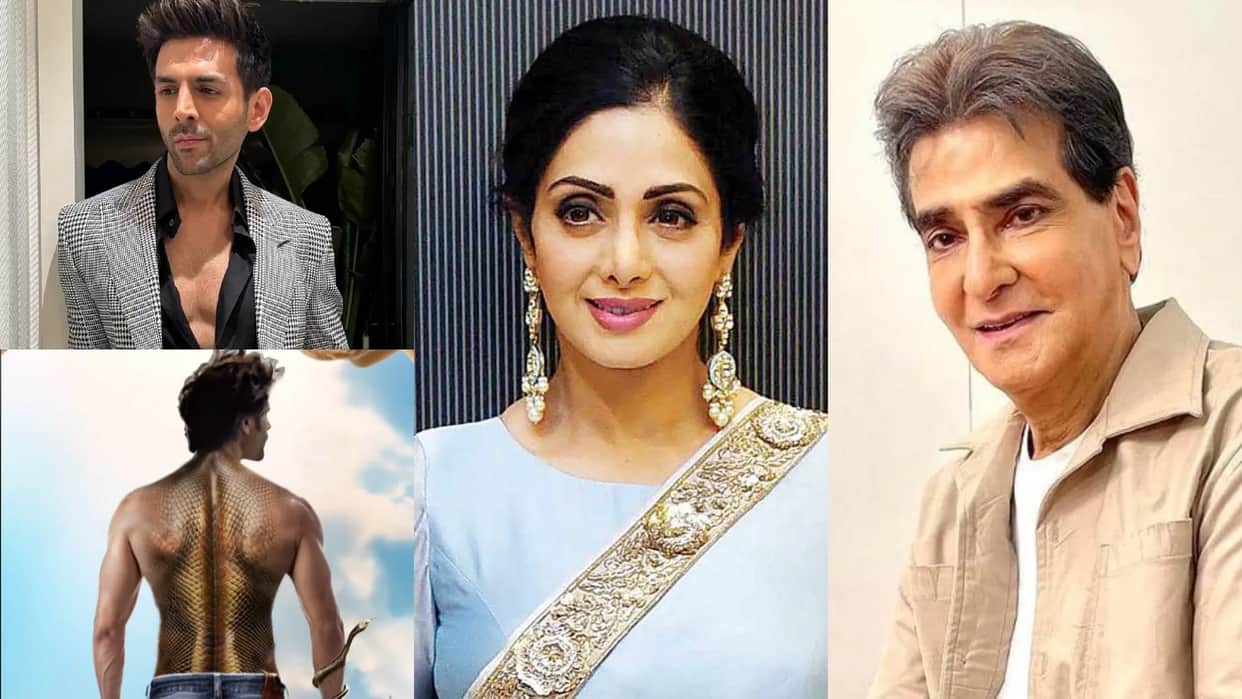 Actors Played Naag and Naagin Roles Before Kartik Aaryan Armaan Kohli Jitendra Sridevi Manisha Koirala