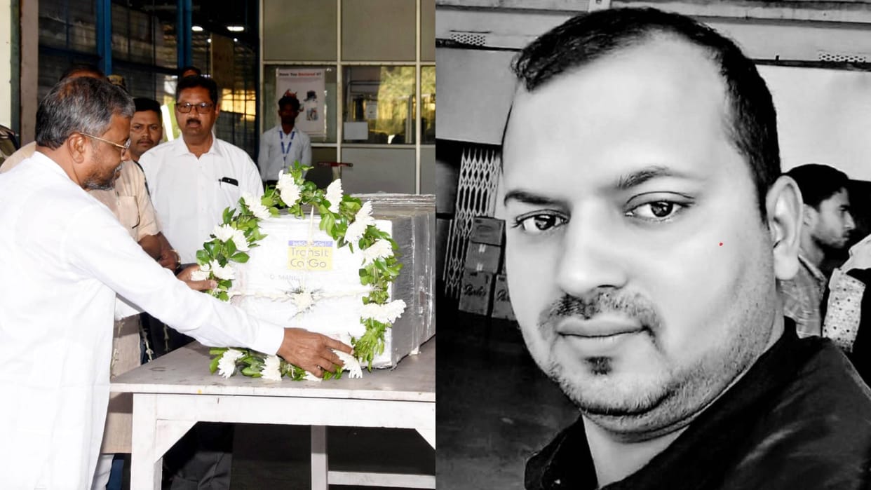 Pahalgam Attack Manish Ranjan had asked his parents to visit Vaishno Devi his friend told story Ranchi airport