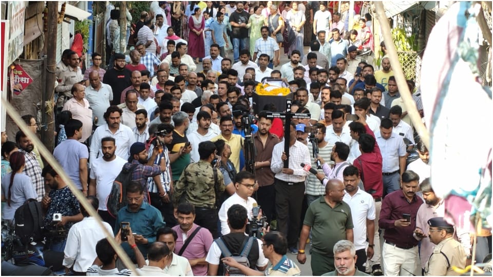 Indore News: Funeral Procession of Pahalgam Attack Victim Sushil Nathaniel Held in City