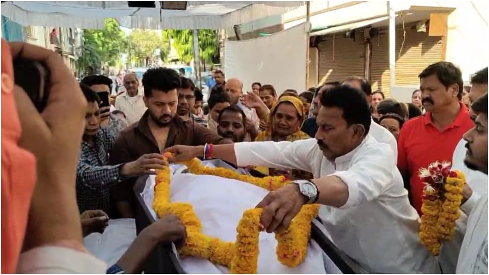 Indore News: Funeral Procession of Pahalgam Attack Victim Sushil Nathaniel Held in City