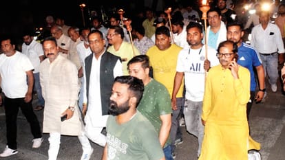 Pahalgam terror attack: Torches in hands, grief and anger in eyes, effigies burnt against terror