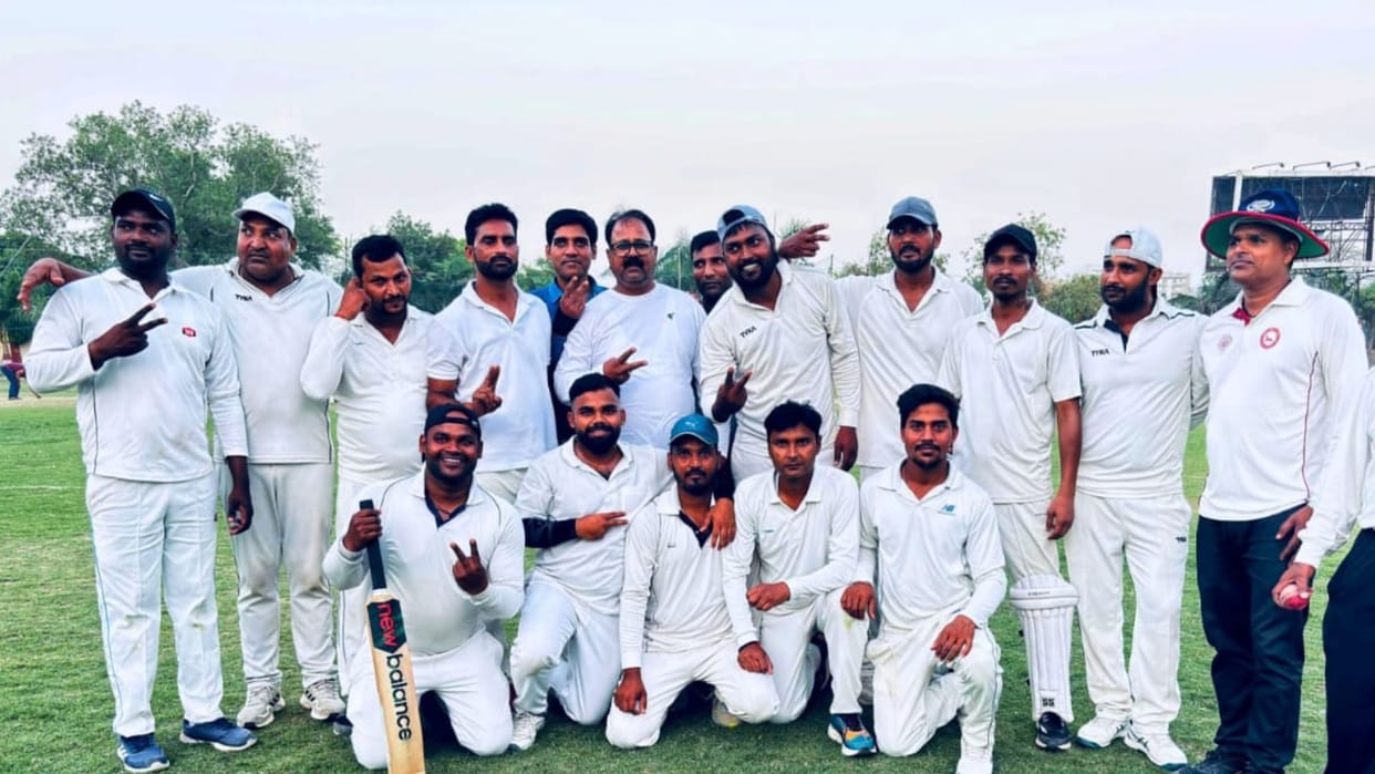 Engineering department won semi-final match of Railway T20 Cricket in varanasi