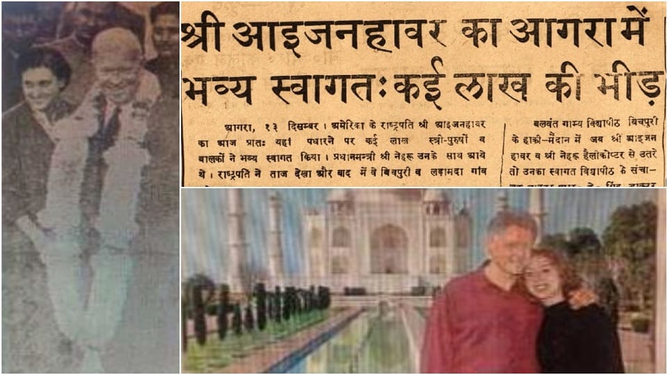 Taj Mahal witness to India-US relations for seven decades from Bill Clinton to Donald Trump everyone fan