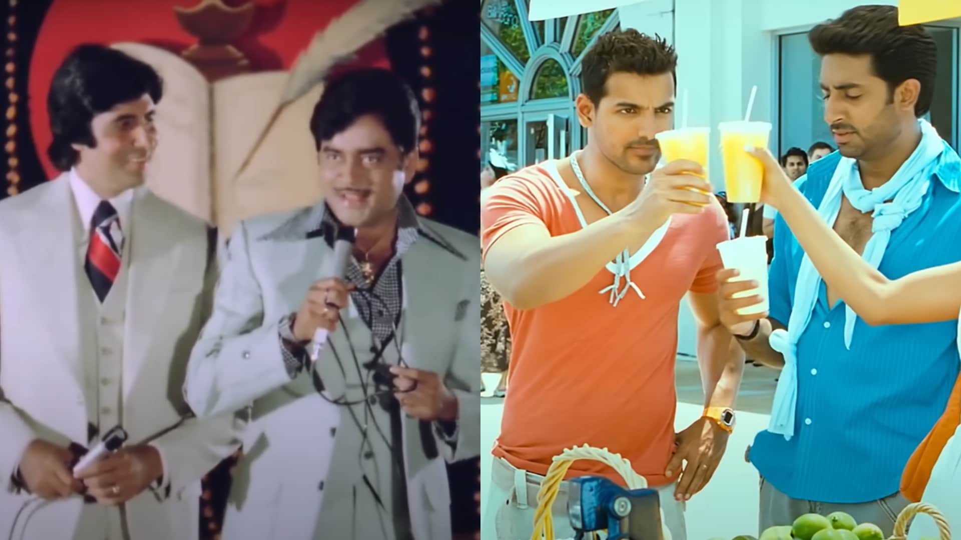 Bollywood Movies Made Twice with the Same Title Jewel Thief Agent Vinod Inteqam Dostana